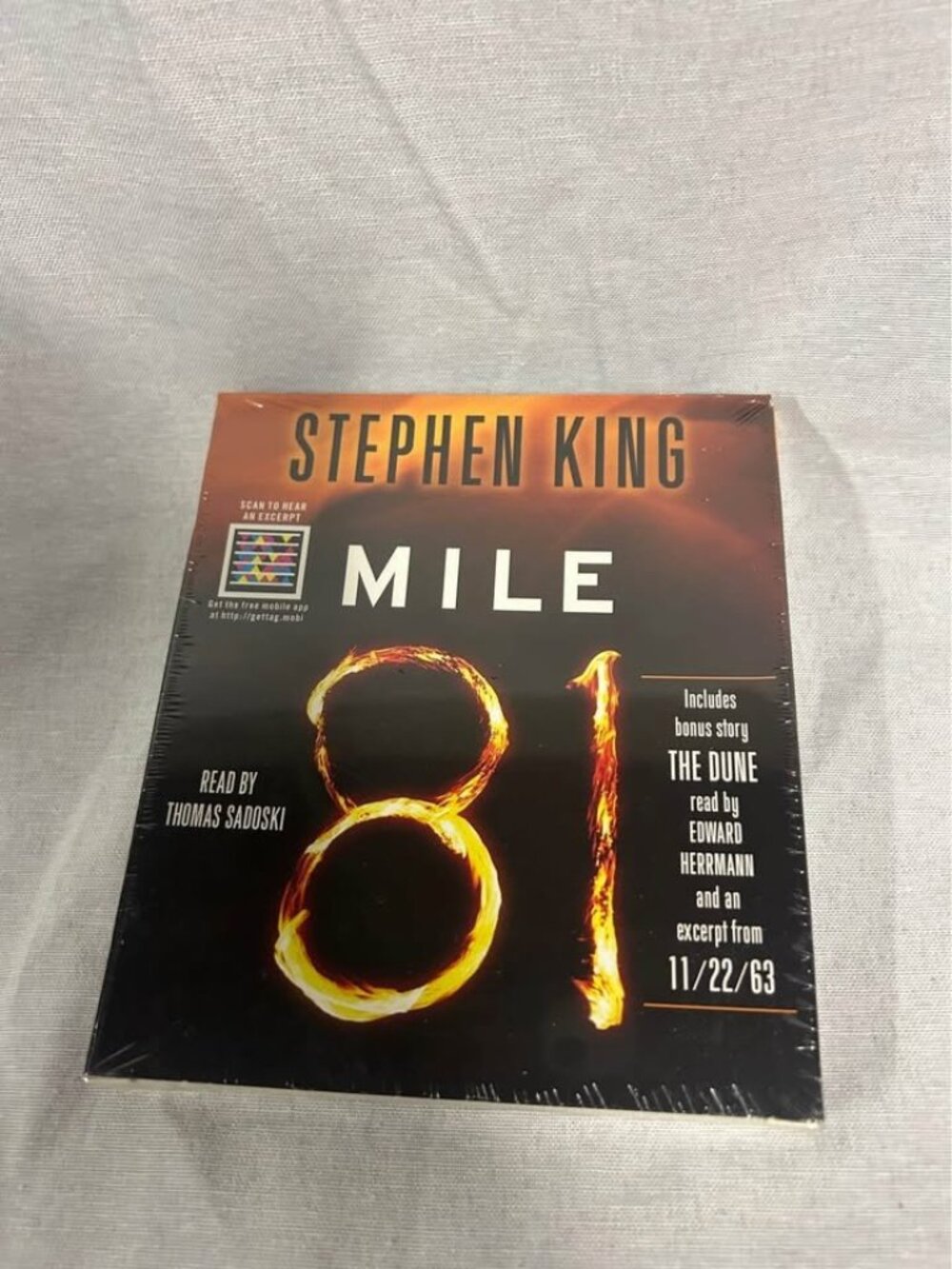New Sealed Audiobook of Stephen King Mile 81 Bonus Story The Dune.